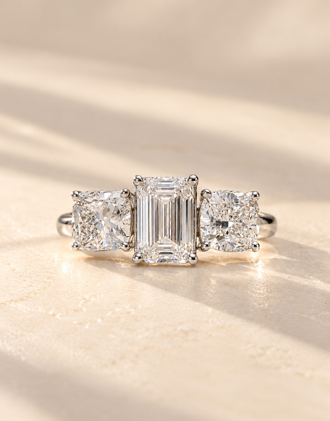 Stella Three Stone LGD Ring