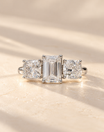 Load image into Gallery viewer, Stella Three Stone LGD Ring
