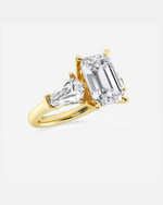 Load image into Gallery viewer, Viraire Emerald Halo Ring
