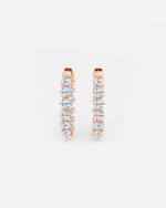 Load image into Gallery viewer, Wynenne Diamond Hoops
