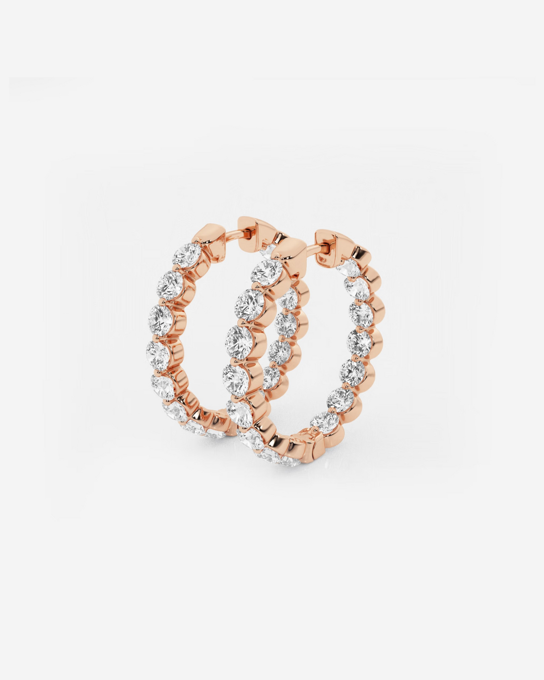 Wynenne Diamond Hoops