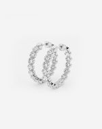 Load image into Gallery viewer, Wynenne Diamond Hoops
