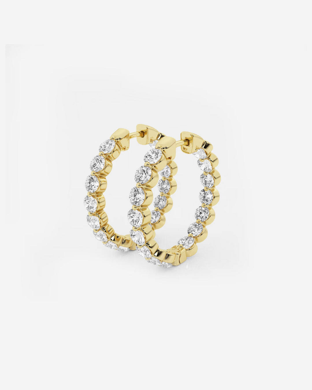 Wynenne Diamond Hoops