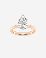Load image into Gallery viewer, Zorenne Pear Solitaire Ring
