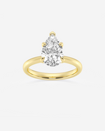 Load image into Gallery viewer, Zorenne Pear Solitaire Ring
