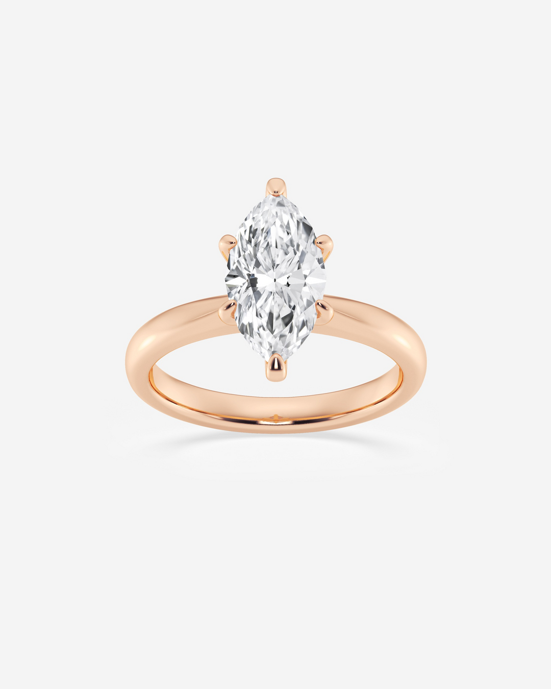 Zorique Marquise Solitaire Ring