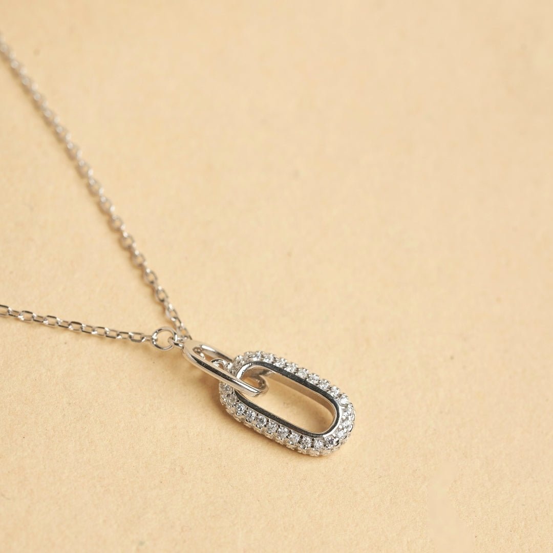 Luna Silver Necklace - Shinewine.co