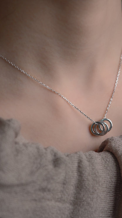 Sterling Round Silver Necklace