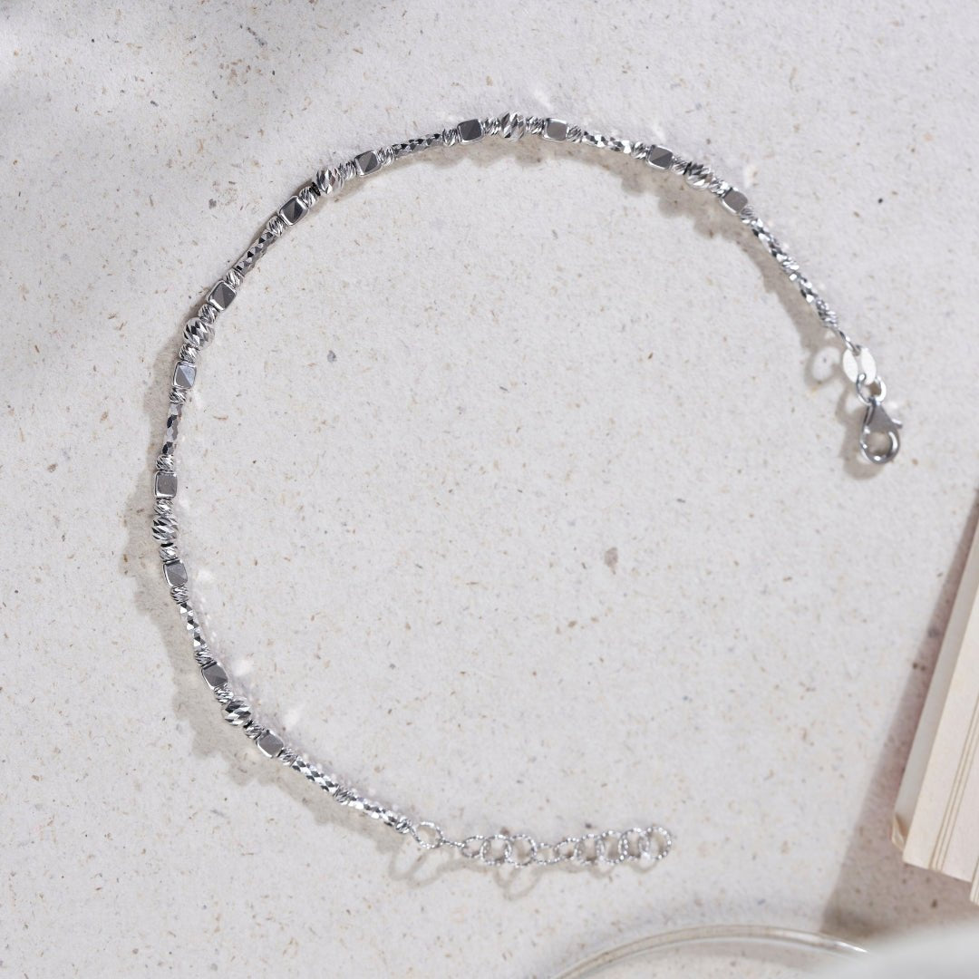 Silver Divine Beads Bracelet