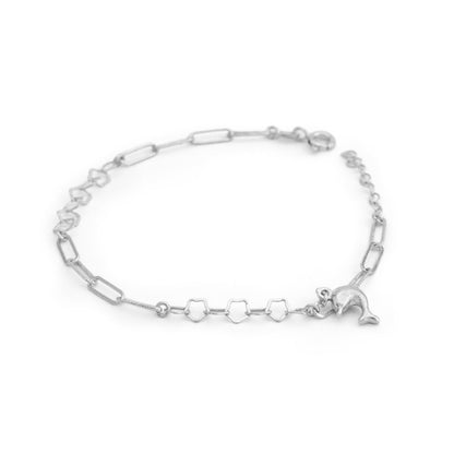 Silver Fish Charm Bracelet - Shinewine.co