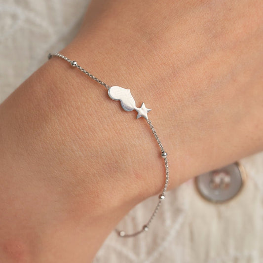 Silver Heart Standard Bracelet