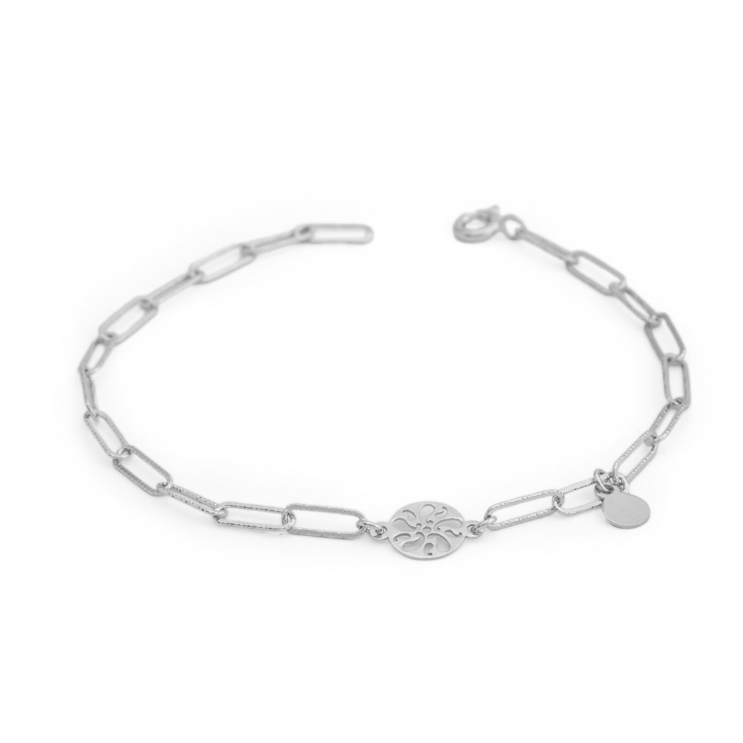 Silver Life Circle Bracelet - Shinewine.co