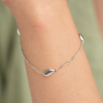 Silver Long Beads Bracelet - Shinewine.co