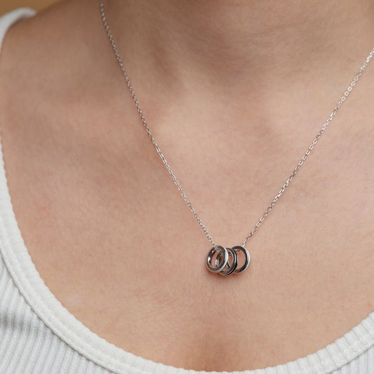 Sterling Round Silver Necklace