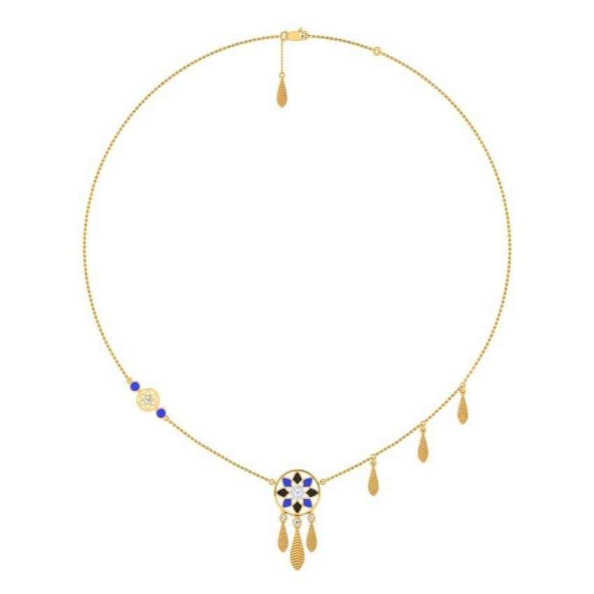 Beautiful Dream Catcher Silver Necklace - Buy Silver Jewellery Online - Shinewine
