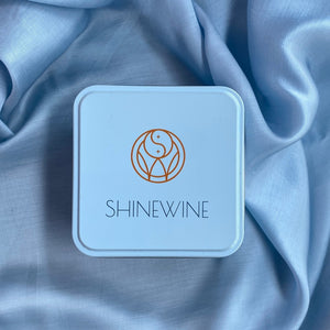 Blue Sapphire Halo Studs Silver Earrings for women - 925 Silver Jewellery Online - Shinewine