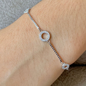 Circles Silver Bracelet - Shinewine.co