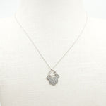 Elegant Hamsa Silver Necklace - Shinewine.co