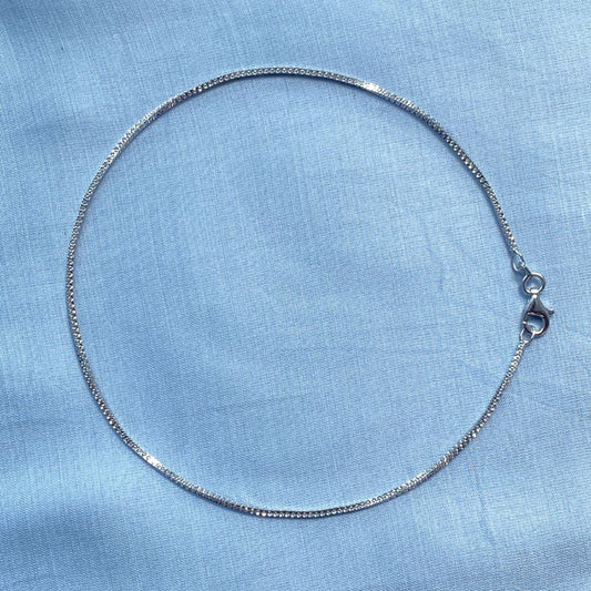 ELIO SILVER ANKLET - Shinewine.co