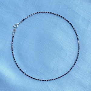 EMBER SILVER ANKLET - Shinewine.co