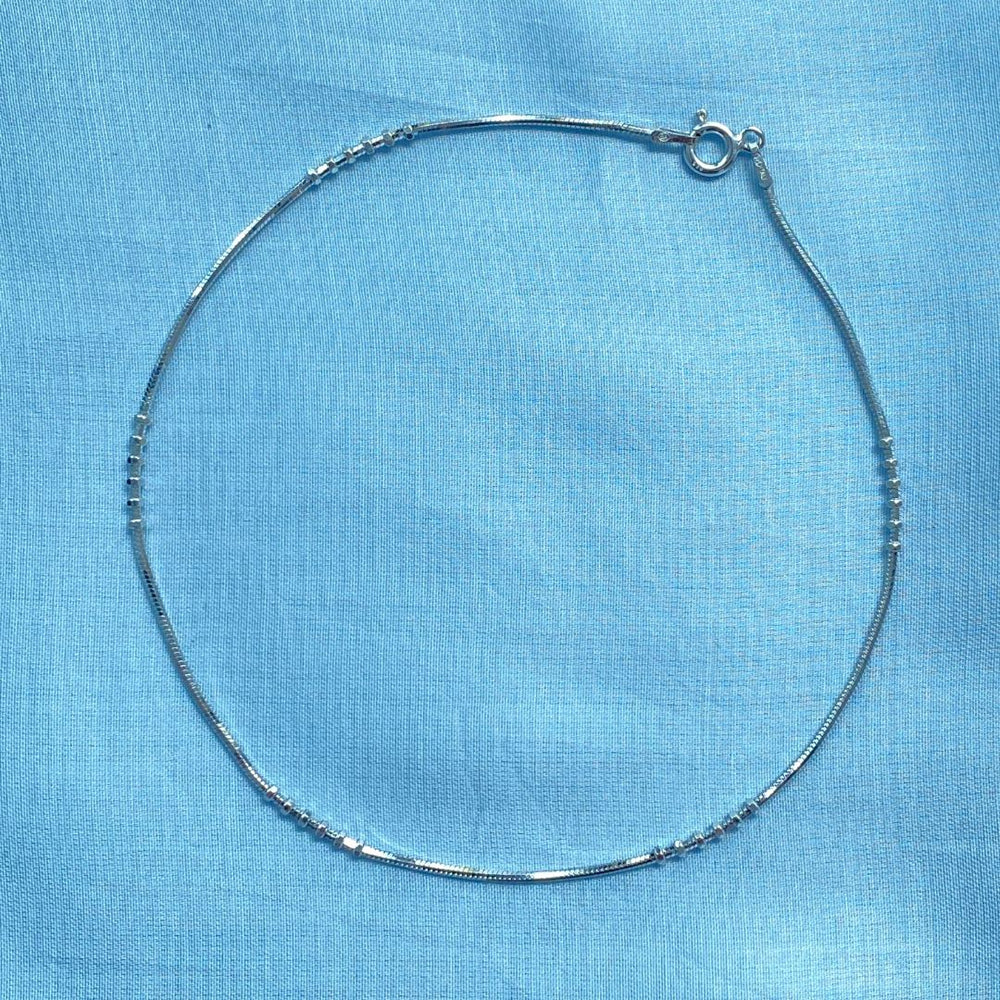 ESTHER SILVER ANKLET - Shinewine.co