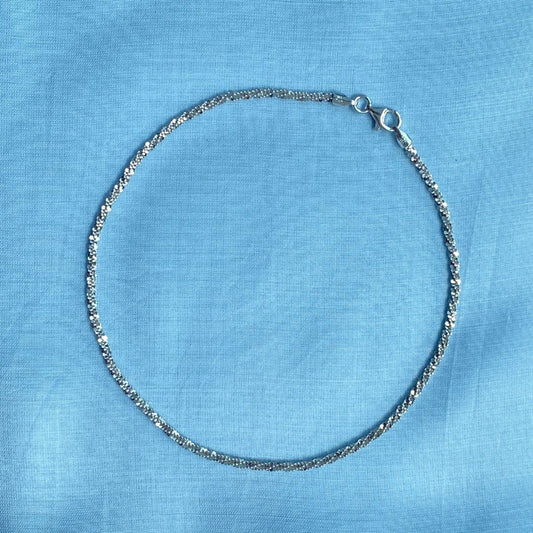 IDA SILVER ANKLET