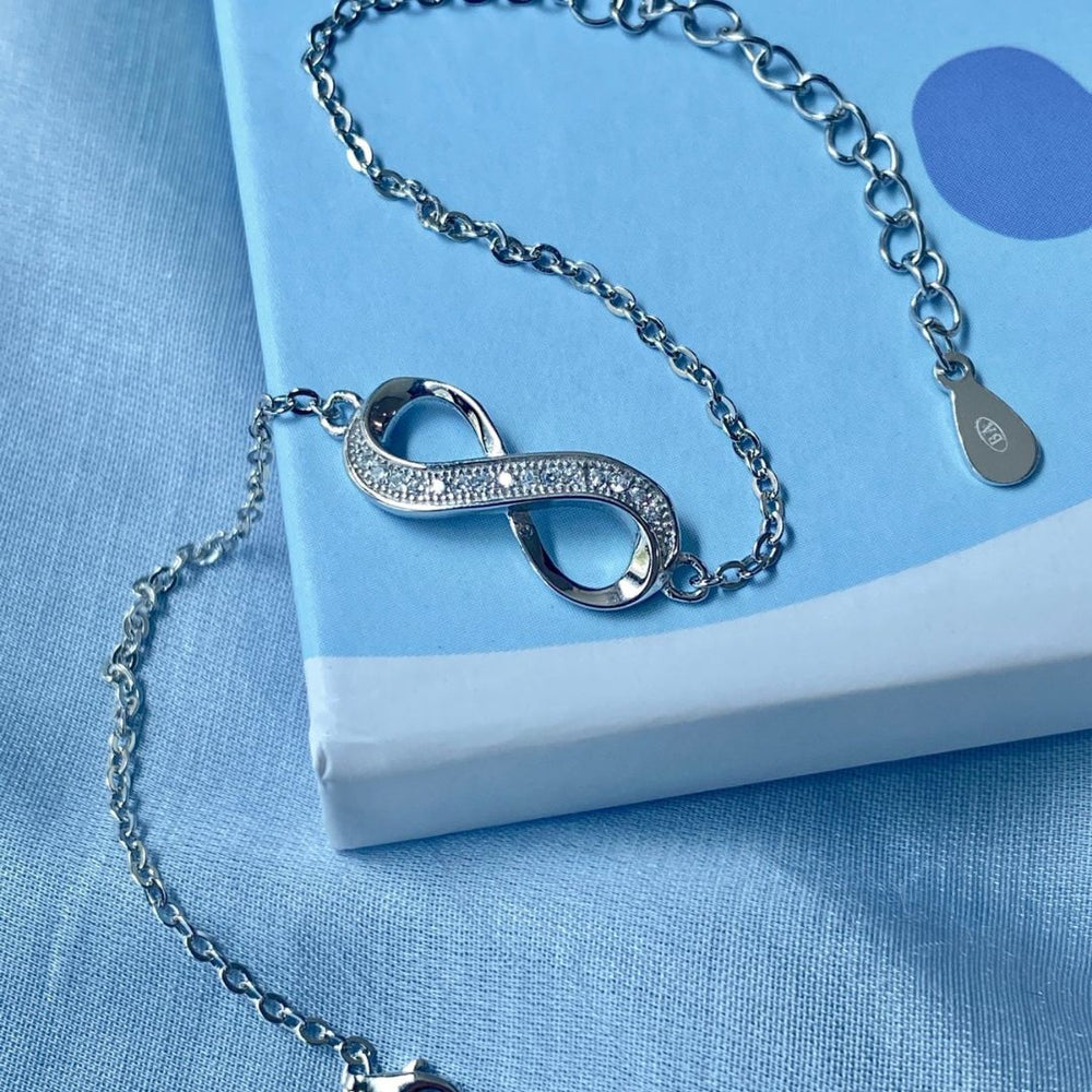 Infinity Silver Bracelet - Shinewine.co