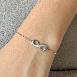 Infinity Silver Bracelet - Shinewine.co