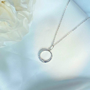 Moonshine Diamond 925 Silver Necklace - Shinewine.co