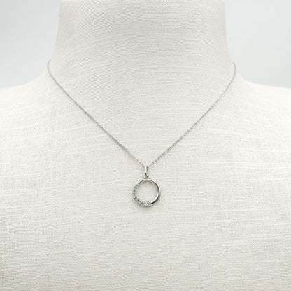 Moonshine Diamond Silver Necklace - Shinewine.co