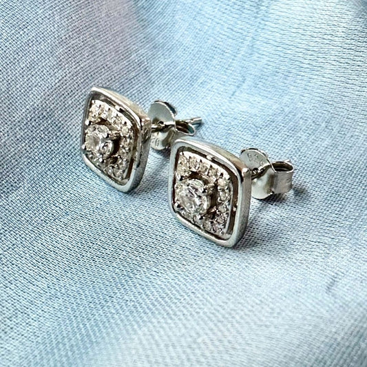 Rose Silver Earring