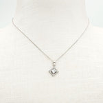 Violet Diamond Silver Necklace - Shinewine.co
